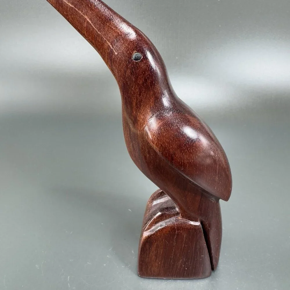 Hand Carved Ironwood vintage hand